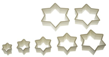 Silikomart Set de Cortapastas con Forma de Estrellas