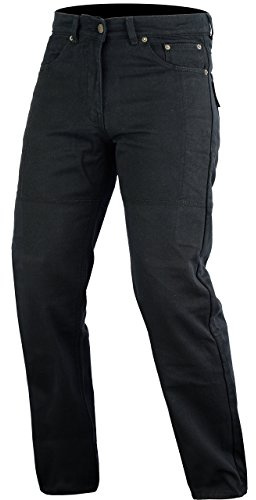 Bikers Gear Australia Unisex Dkj1001blk-36r Motorcycle Black Classic Cut jeans with DuPontTM KEVLAR ARAMID FIBRE Removable Armour, Black, 36R UK 46R EU