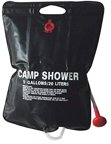 Relaxdays douche solaire pour le camping camp douche, douche de jardin 20 l