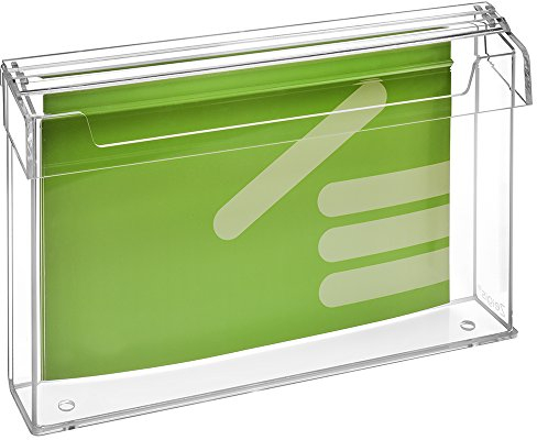 DIN A4 Prospektbox/Prospekthalter/Flyerhalter im Querformat, wetterfest, für Außen, mit Deckel, aus glasklarem Acrylglas - Zeigis®