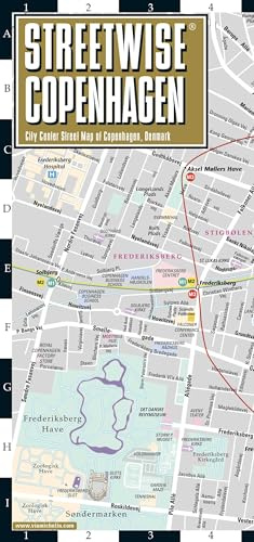 Streetwise Copenhagen Map: City Center Street Map of Copenhagen, Denmark (Michelin Maps)