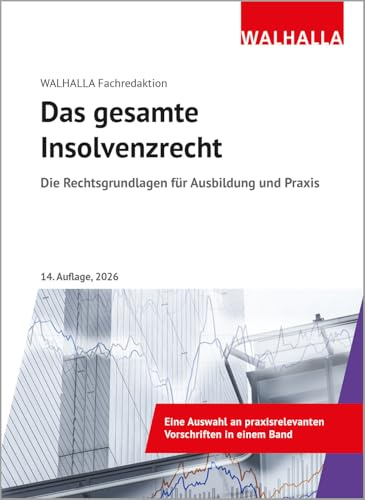 Das gesamte Insolvenzrecht: Ausgabe 2026; Die Rechtsgrundlagen für Ausbildung und Praxis