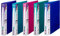 Snopake Original Ringbuch (2-Ring-Mechanik, 25 mm, Format A4, Electra-Farben) 10 Stück farbig sortiert