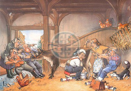 The House of Puzzles - The Milkman - 1000 Piece Jigsaws For Adults, Artist Illustrated, Scenic Landscape, Deluxe Puzzle Gifts