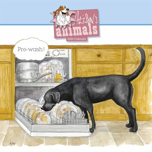 Alison's Animals Calendar 2026, Wall Calendars, Month To View, Gift