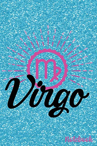 Virgo Notebook: The Virgin - August 23-September 22 - Lined 6 x 9-inch size with 120 pages