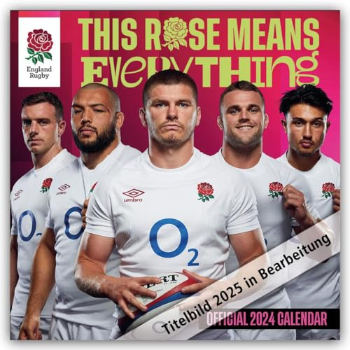 England Rugby Union 2025 – Wandkalender: Original Danilo-Kalender [Mehrsprachig] [Kalender] (Wall-Kalender)