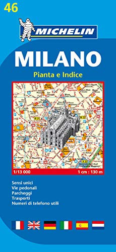 Michelin Milano: Stadtplan 1:13.00 (MICHELIN Stadtpläne)