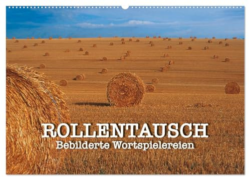 Rollentausch – Bebilderte Wortspielereien (Wandkalender 2026 DIN A2 quer), CALVENDO Monatskalender: Wenn der Fotograf die Rolle mit dem Texter tauscht ... Wortspiele das Ergebnis (CALVENDO Kunst)