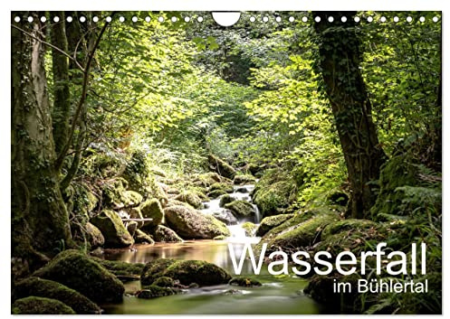 Wasserfall im Bühlertal (Wandkalender 2026 DIN A4 quer), CALVENDO Monatskalender: Natur pur. Waldidylle im nördlichen Schwatzwald. (CALVENDO Natur)