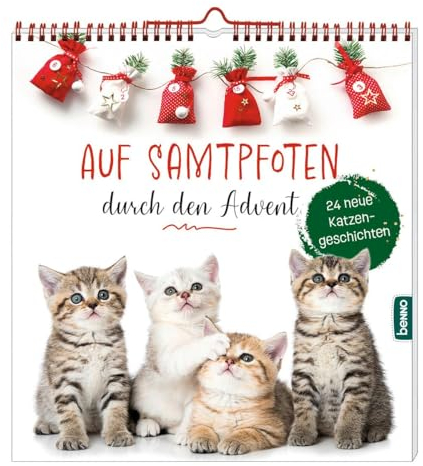 Auf Samtpfoten durch den Advent: 24 neue Katzengeschichten
