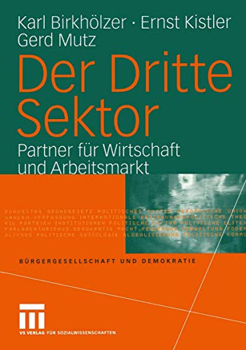 Der Dritte Sektor: Partner für Wirtschaft und Arbeitsmarkt (Bürgergesellschaft und Demokratie, 15, Band 15)