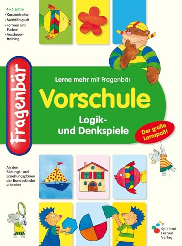 Fragenbär Vorschule: Logik- und Denkspiele (Lerne mehr mit Fragenbär)