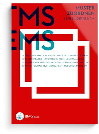 MedGurus - TMS Vorbereitung - Muster zuordnen - Übungsbuch mit 432 Aufgaben und Musterlösungen zur Vorbereitung auf den Medizinertest - Erfolgreich ins Medizinstudium