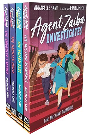 Agent Zaiba Investigates Series 4 Books Collection Set (The Missing Diamonds, The Poison Plot, The Haunted House & The Smuggler's Secret)