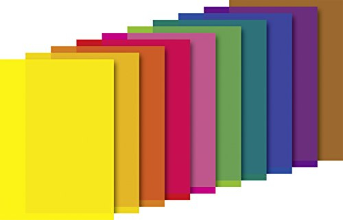 Heyda 2048021 Transparentpapier-Heft / Pergamin (24,5 x 34 cm, 42 g/m², 10 Blatt)