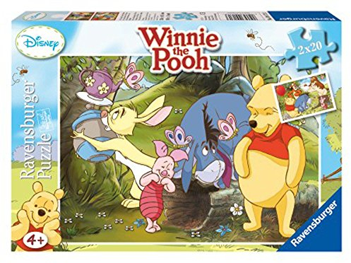 Ravensburger 09171 - Disney Winnie Pooh: Ein lustiger Tag mit Winnie - 2 x 20 Teile Puzzle