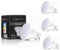 AURAGLOW Energiesparlampe 7w LED GU10 Spot Tageslicht-weiß 6500k 550 Lumen Leuchtmittel, Entspricht 70w - 4 Stück