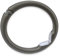 Clipa 2 - Crochet pour Sac / Sac à main - ouvert, c'est un crochet solide, fermé, il devient un anneau, jusqu'à 10 ans de durée de vie - peut également servir de bracelet, Matte Hematite (noir) - 1275