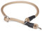 Mystique® Halsband Nylon rund mit Zugbegrenzung 8mm beige 55cm
