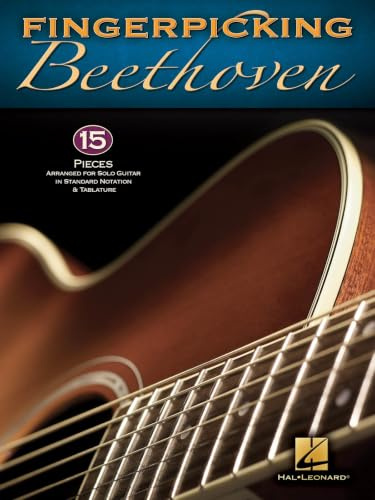 Fingerpicking Beethoven. Guitar Solo.