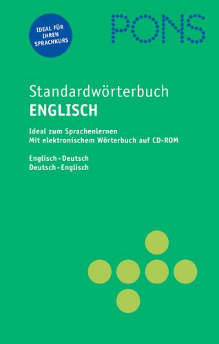 PONS Standardwörterbuch Englisch. Englisch-Deutsch /Deutsch-Englisch: Pons Standardworterbuch Englisch/Deutsch Deutsch/Englisch