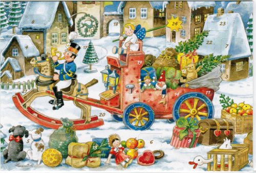 KORSCH VERLAG Adventskalenderkarte Postillion 9783782742238