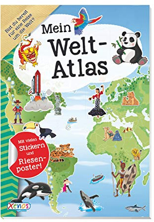 Mein Welt-Atlas: Mit vielen Stickern und Riesenposter