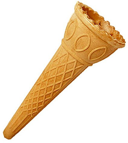 385 conos para helado pequeños conos de papel wafer crujiente, ideal para helados Wafer Ice Cream conos para heladerías