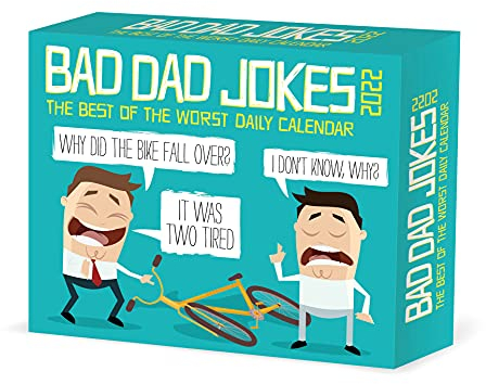 Bad Dad Jokes 2022 Box Calendar - Daily Humor Desktop