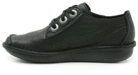Clarks Funny Dream, Zapatos Mujer, Black Leather, 37 EU