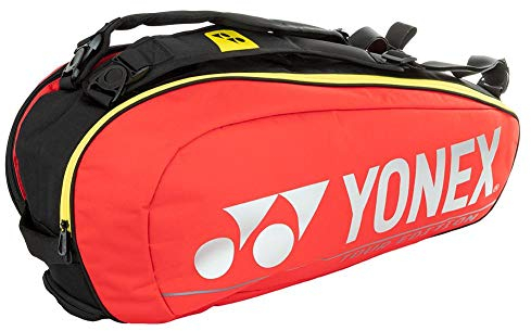 YONEX Pro 6er-Pack Red Tennis Bag, rot, Einheitsgröße