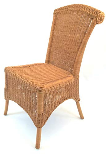 Rattanstuhl, Rattansessel aus Peddigrohr Wellington