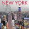 Graphique 2024 New York Glitzer Wandkalender | 30,5 x 30,5 cm | dickes Papier | Home & Office Organizer | großes Monatsraster | 3 Sprachen & markierte Feiertage | 4 Monate Vorschau Seite für 2025