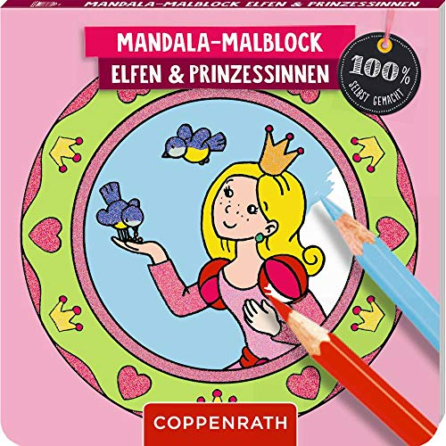 Mandala-Malblock Elfen und Prinzessinnen: Elfen und Prinzessinnen (100% selbst gemacht)