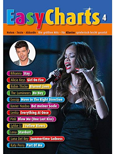 Easy Charts: Die größten Hits spielerisch leicht gesetzt. Band 4. Klavier / Keyboard. Spielbuch. (Music Factory)