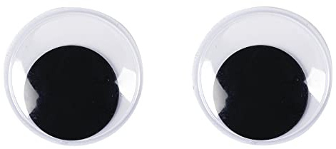 Rayher Plastik-Wackelaugen, ø 30 mm, SB-Beutel 10 Stück, 8917700