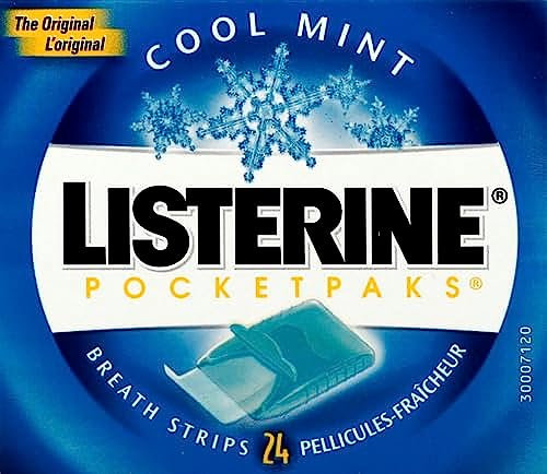 Pfizer 43365 Listerine Oral Strips, Cool Mint (PFI43365) Category: Mouthwash by DDI