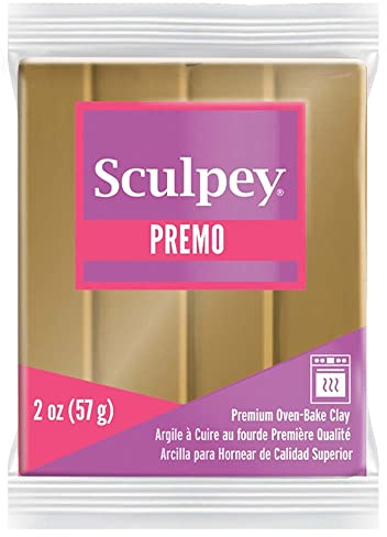 Sculpey Premo Sculpey Oven Bake Clay - Antique Gold