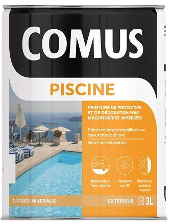 Piscine - Bleu 3L - Peinture pour piscines et Maçonnerie en immersion