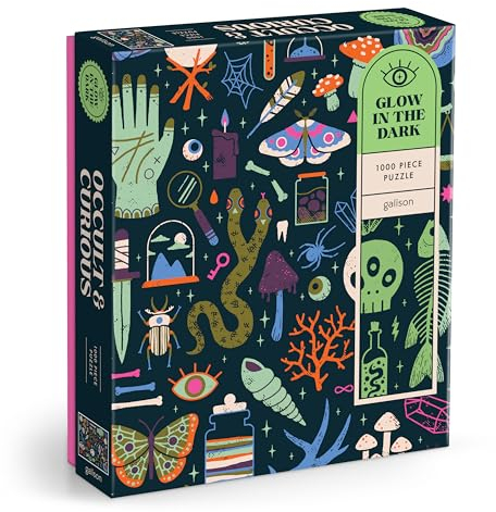 Occult and Curious Glow in The Dark Puzzle: 1000 Pieces