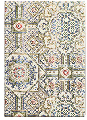 Ashta (Sacred Tibetan Textiles) Midi Lined Journal: Flexi softcover, 100 gsm, ribbon marker, memento pouch, book edge printing, no closure