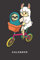 Kalender: Kalender | Notizkalender | Schreibkalender | Jahreskalender | Tageskalender | DIN A5 | Fahrrad | Bike | Fahren | Mountainbike | Rennrad | ... Comic | Lama | Alpaka | Faultier | Zoo | Wol