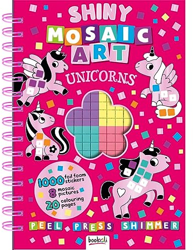 Shiny Mosaic Art Unicorns