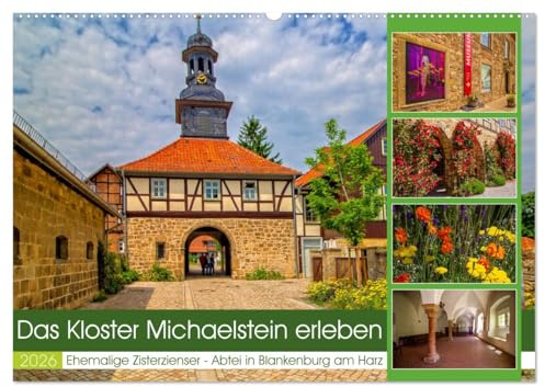 Das Kloster Michaelstein erleben – Ehemalige Zisterzienser – Abtei in Blankenburg am Harz (Wandkalender 2026 DIN A2 quer), CALVENDO Monatskalender
