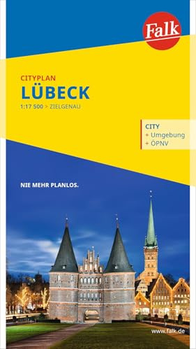 Falk Cityplan Lübeck 1:17.500