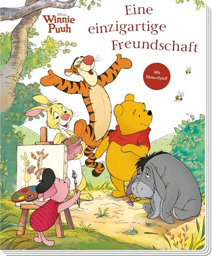 Disney Winnie Puuh: Eine einzigartige Freundschaft – Mit Memo-Spiel!: Pappbilderbuch mit Memo-Karten