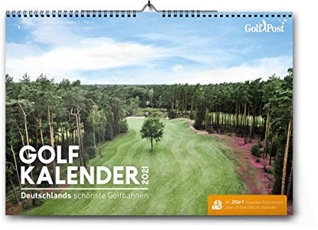 Golfkalender 2021 mit 2für1 Greenfee-Gutscheinen: Die schönsten Golfbahnen Deutschlands