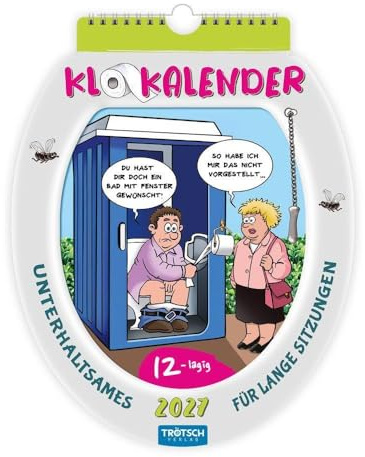 Trötsch Formkalender Klokalender 2027 unterhaltsames für lange Sitzungen