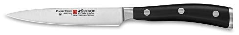 Wüsthof Gemüsemesser, Classic Ikon (4086/12), 12 cm Klingenlänge, geschmiedeter Doppelkropf, rostfreier Edelstahl, extrem scharfes Küchenmesser
